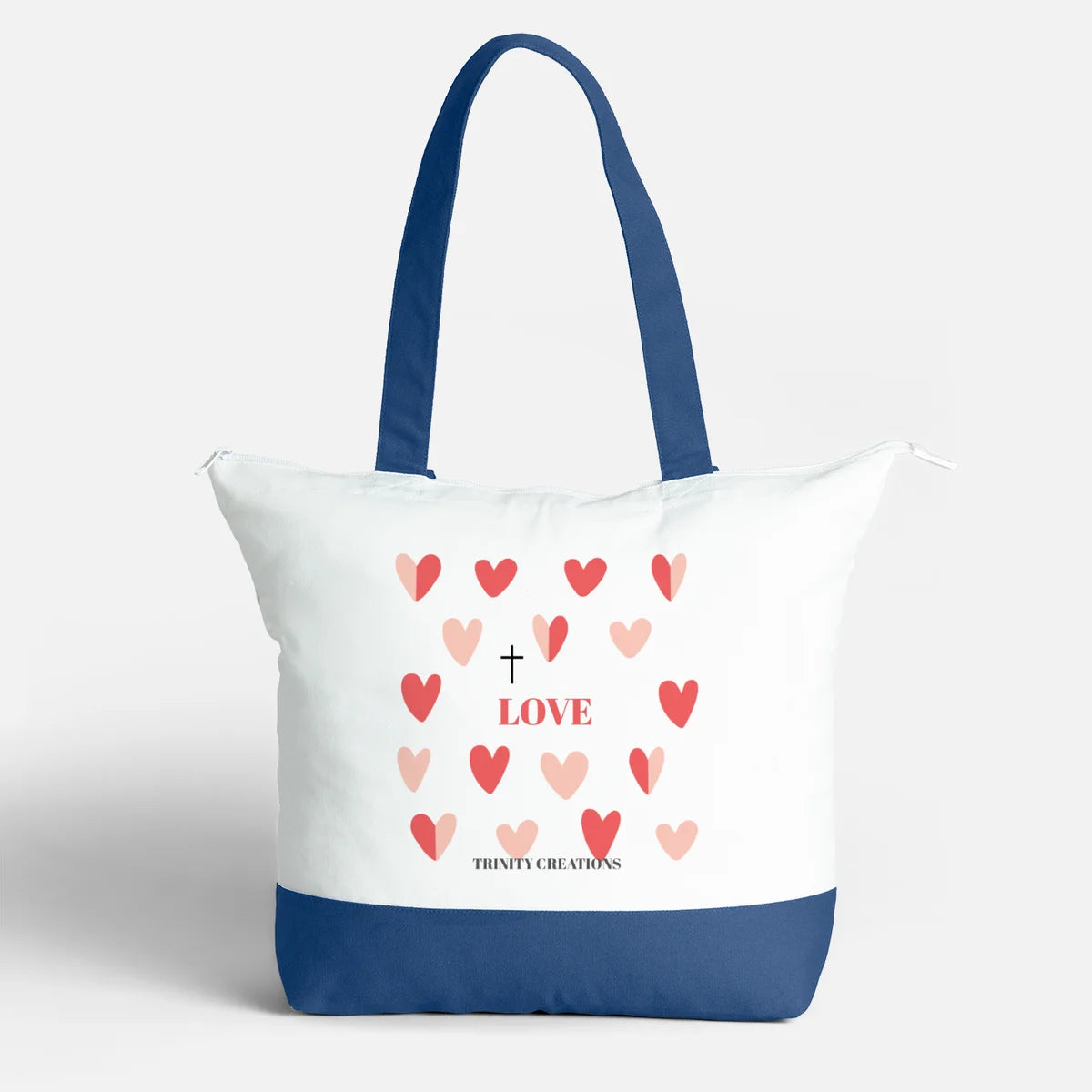 Grand sac fourre-tout zippé  – 34 x 47 cm
