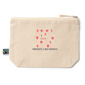 Cosmetic Bag - Zigari Beige 'Love Design'