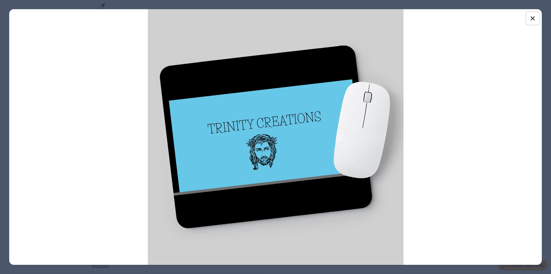 Mouse Pad- embedded with Christ Design